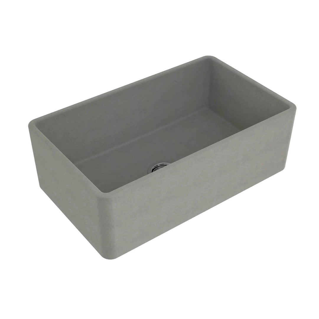 Turner Hastings Novi 75 x 46 Fine Fireclay Concrete Look Butler Sink