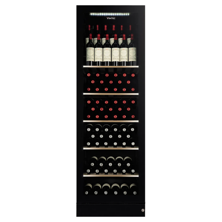 Vintec 198-Bottle Multizone Left Hinge Wine Cabinet (V190SG2E-BKLH)